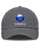 Fanatics Men's Charcoal Buffalo Sabres Washed Adjustable Hat