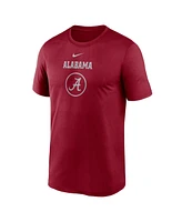 Nike Men's Crimson Alabama Tide On-Court Basketball Legend Practice Performance T-Shirt