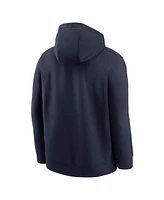 Nike Men's Navy New York Giants Rewind Club Logo Pullover Hoodie