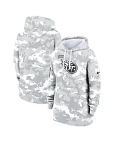 Nike Women's Arctic Camo Tennessee Titans 2024 Salute To Service Club Fleece Oversized Pullover Hoodie