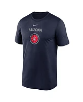 Nike Men's Navy Arizona Wildcats On-Court Basketball Legend Practice Performance T-Shirt