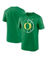 Nike Men's Green Oregon Ducks Legend Basketball Icon Performance T-Shirt