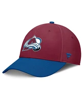 Fanatics Men's Burgundy/Blue Colorado Avalanche Authentic Pro Rink Flex Hat