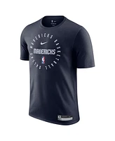 Nike Men's Navy Dallas Mavericks 2024/25 Legend On-Court Practice Performance T-Shirt