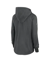 Fanatics Women's Gray Vegas Golden Knights Authentic Pro Rink Fleece Full-Zip Jacket