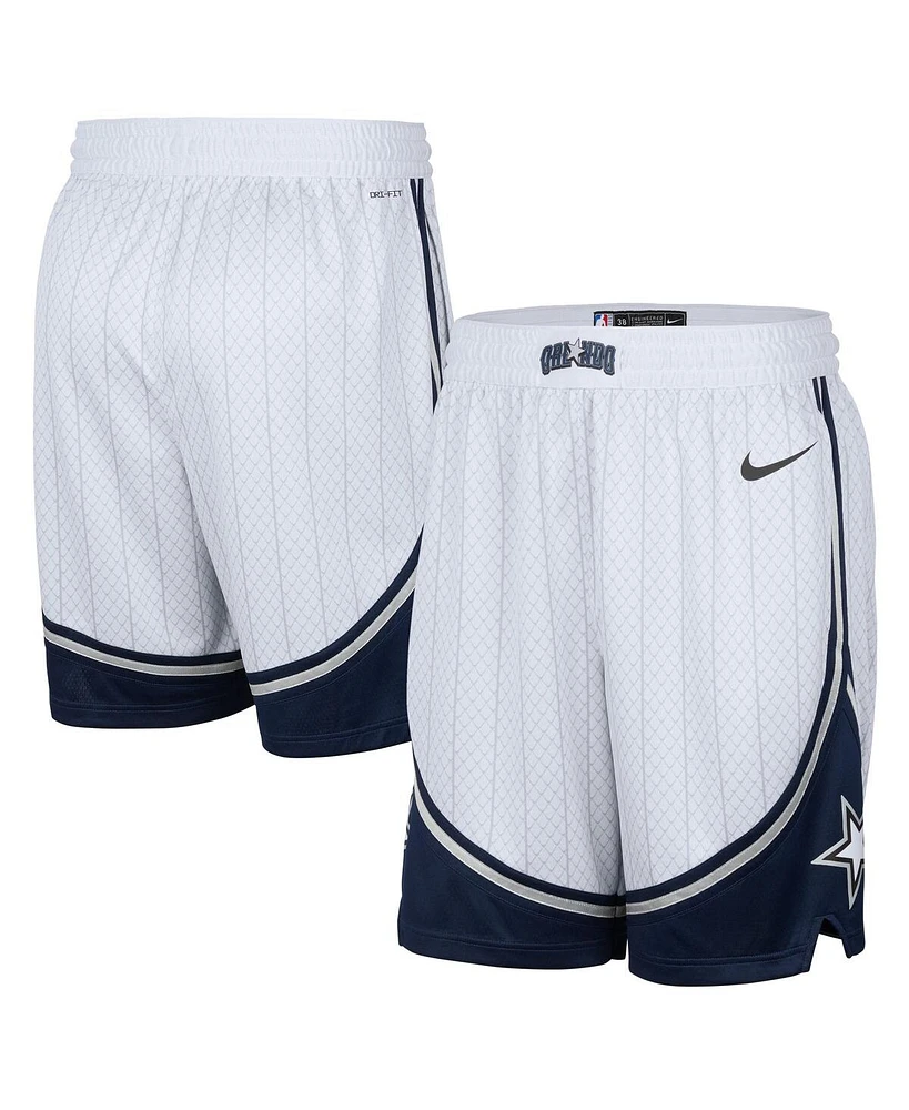 Nike Men's Silver Orlando Magic 2024/25 City Edition Swingman Shorts