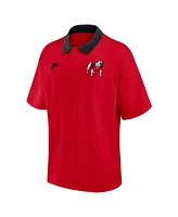 Nike Men's Red Georgia Bulldogs Legacy Jersey Club Polo