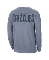 Jordan Men's Blue Memphis Grizzlies Courtside Statement Edition Heavyweight Pullover Sweatshirt