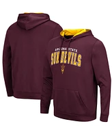 Colosseum Men's Maroon Arizona State Sun Devils Resistance Pullover Hoodie