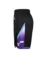 Jordan Men's Black Utah Jazz Statement Edition Swingman Shorts