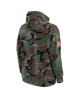 Nike Men's Camo Duke Blue Devils 2024 Military Appreciation Club Fleece Pullover Hoodie