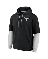 Fanatics Men's Black Texas Longhorns Sleek Pullover Hoodie