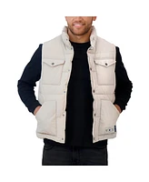 Fanatics Men's Tan Dallas Cowboys Puffer Full-Snap Vest