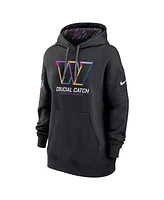 Nike Women's Black Washington Commanders 2024 Nfl Crucial Catch Club Pullover Hoodie