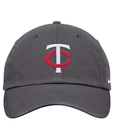 Nike Men's Gray Minnesota Twins Club Adjustable Hat