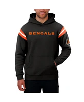 Fanatics Men's Charcoal Cincinnati Bengals Football Washed Pullover Hoodie