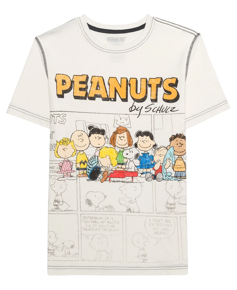 Hybrid Men's Peanuts Short Sleeve T-Shirt