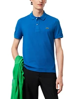 Men's Lacoste Slim Fit Short Sleeve Ribbed Polo Shirt