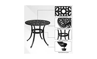 Phoenix Cast Aluminum Cocktail Table for Outdoor Entertaining