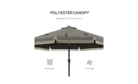 Outdoor Beach Umbrella – Lightweight and Portable Uv Protection for Beach, Picnic, or Outdoor Use