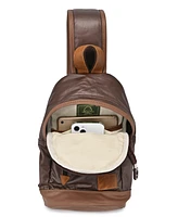 Tsd Brand Urban Light Coated Canvas Sling Bag