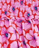 Epic Threads Kid Girl Floral Smocked Jersey Cotton Dress, Exclusively at Macy's