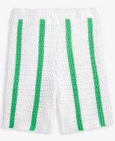 Epic Threads Big Girls Striped Crochet Knit Shorts, Exclusively at Macy's