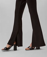 Calvin Klein Women's Tailored Knit Pull-On Flare Leg Pants