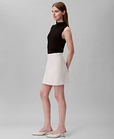 Calvin Klein Women's Tailored Knit Miniskirt