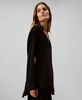 Calvin Klein Women's Relaxed V-Neck Popover Tunic