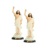 2-pc Set" Fc Design 12"H Resurrection of Jesus Holy Figurine Statue Ornament Home Room Office Decor and Perfect Ideas for Housewarming, Holidays and