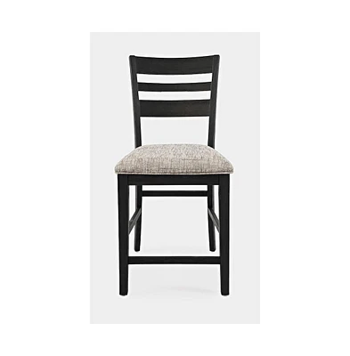 Altamonte Contemporary Ladderback Upholstered Counter Stool (Set of 2)