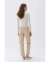 Nocturne Women's Mom Fit Jeans