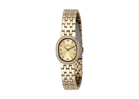 Invicta Women's 48135 Angel Quartz 3 Hand Gold, Silver Dial Watch