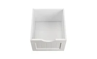 Single Door Bathroom Storage Cabinet with 4 Drawers for Bathroom or Home Organization