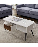 Coffee Table for Living Room with Modern Design and Functional Storage