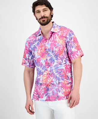Tommy Bahama Men's Coastal Ease Frond Fiesta Performance Short-Sleeve Shirt