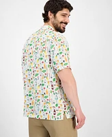 Tommy Bahama Men's Veracruz Cay Lemon Lounge Short Sleeve Shirt