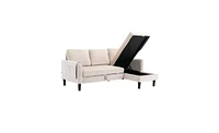 Sectional Sofa Reversible Sectional Sleeper Sectional Sofa with Storage Chaise