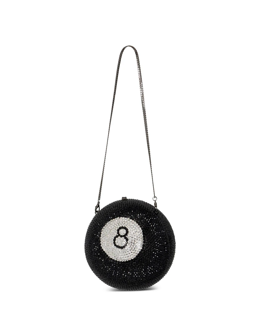 The Magic 8 Ball Rhinestone Clutch Purse