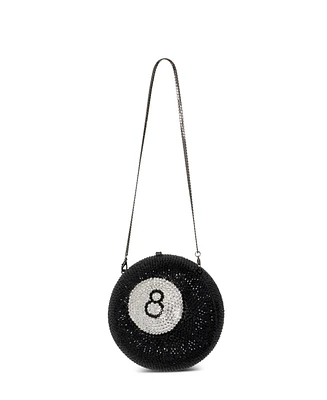 The Magic 8 Ball Rhinestone Clutch Purse