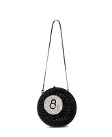 The Magic 8 Ball Rhinestone Clutch Purse