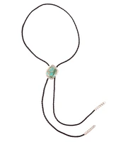 Barse Bolo Tie Blue Turquoise Sterling Silver Abstract Necklace