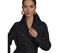 Donna Karan New York Women's Double-Breasted Trench Coat