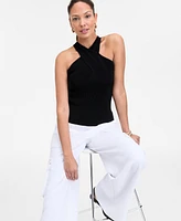 I.n.c. International Concepts Women's Ottoman Halter Top, Exclusively at Macy's