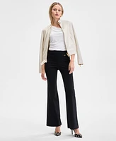I.n.c. International Concepts Women's Flared-Leg Pull-On Pants, Exclusively at Macy's