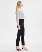 I.n.c. International Concepts Women's High-Rise Hollywood Ponte Kick-Flare Pants, Exclusively at Macy's