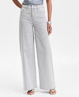 I.n.c. International Concepts Women's High-Rise Wide-Leg Jeans, Exclusively at Macy's