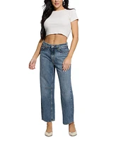 Guess Women's High-Rise Relaxed Barrel-Fit Jeans