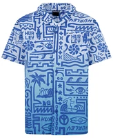 Hurley Big Boys Short-Sleeve Printed Camp Shirt